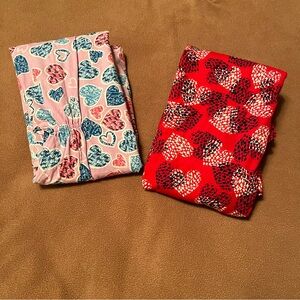 Nursing Scrubs Tops, Valentine Hearts 2X